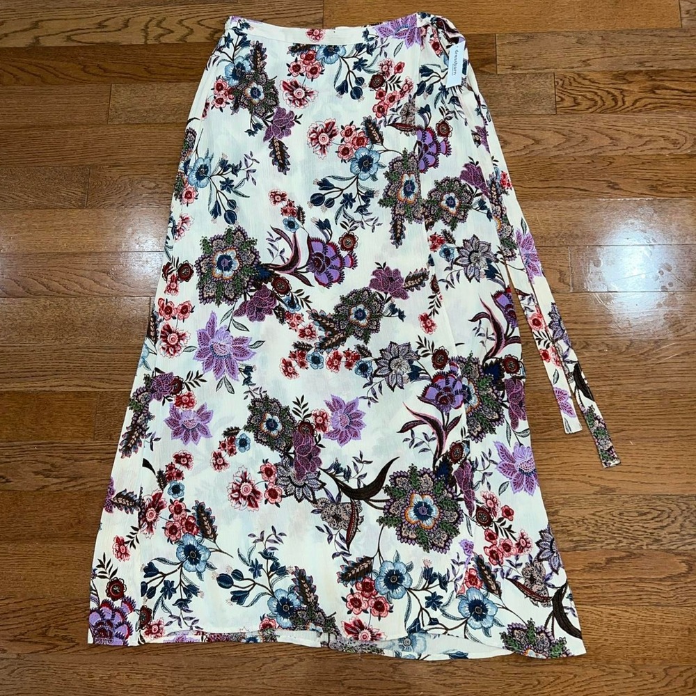 Westport 1962 Floral Maxi Wrap Skirt Sz Small Fairy Boho Whimsigoth Cottagecore